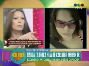 Tremendo cruce de acusaciones entre Zulemita y Antonella Menem, hija de Carlitos