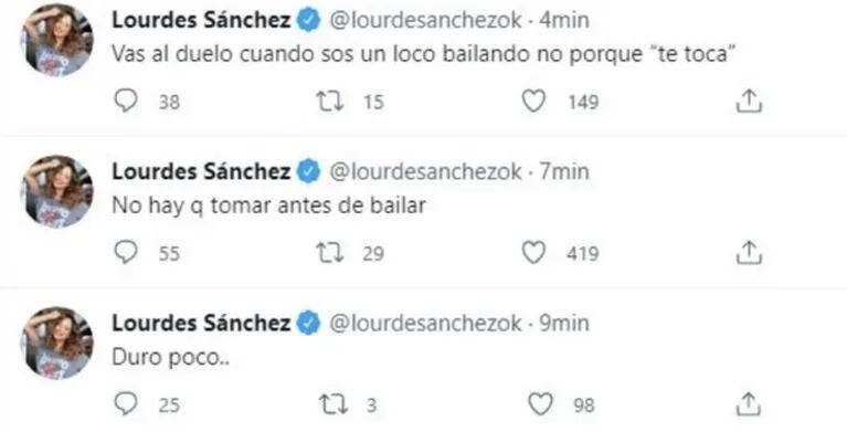Polémicos tweets de Lourdes Sánchez tras ver a Karina La Princesita en La Academia: "No hay que tomar antes de bailar"
