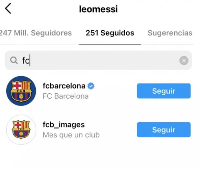 El contundente gesto 2.0 de Antonela Roccuzzo tras el pase de Lionel Messi al PSG: dejó de seguir al Barcelona en las redes sociales 