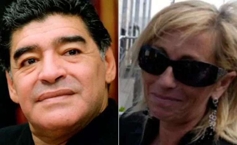 Cristiana Sinagra quiere reconciliarse con Maradona. (Fotos: Web)