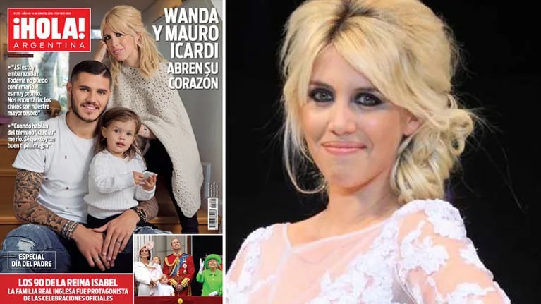Wanda y los rumores de embarazo. Foto: revista Hola y web.
