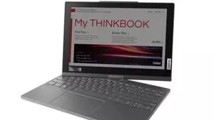 Lenovo apuesta por un portátil ThinkBook Plus con pantalla rotatoria y panel adicional de tinta electrónica a color