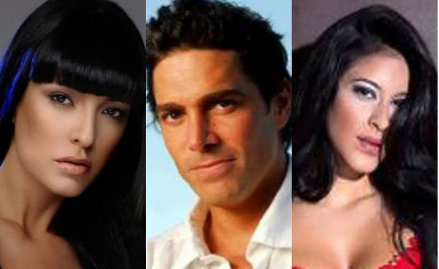 Andrea Estévez, Matías Alé y Celeste Muriega, un triángulo amoroso y escandaloso (Foto: Web). 