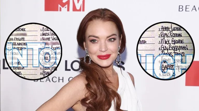 En Twitter recordaron la lista de famosos con los que estuvo Lindsay Lohan y la actriz volvió a ser tendencia