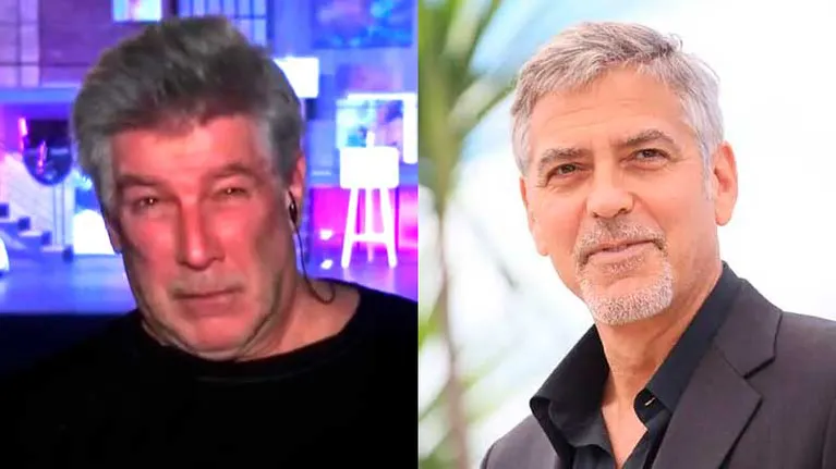 Pachu Peña habló sobre su supuesto parecido con George Clooney