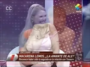 Macarena Lemos confesó que fue amante de Matías Alé cuando salía con Floppy Tesouro