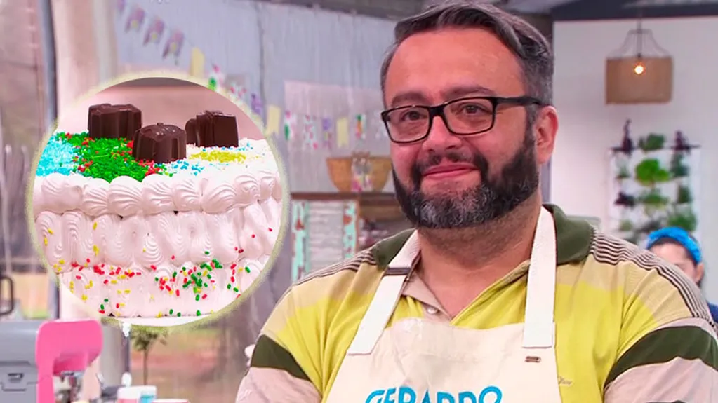 Gerardo sorprendió con una torta y un mensaje a tener en cuenta