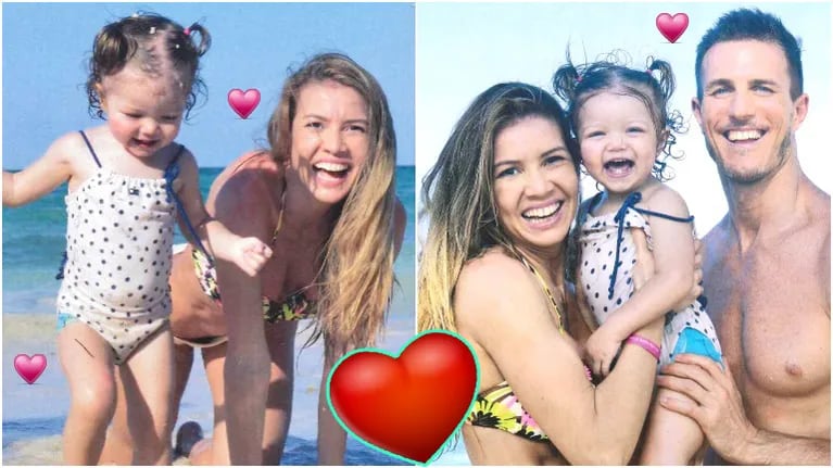 Las vacaciones familiares de Dallys Ferreira y Nicolás Sporleder con su hija en Punta Cana (Fotos: revista Gente)