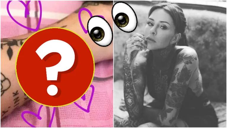 Mirá el nuevo tatuaje que Candelaria Tinelli se hizo en la pierna (Fotos: Instagram Stories)