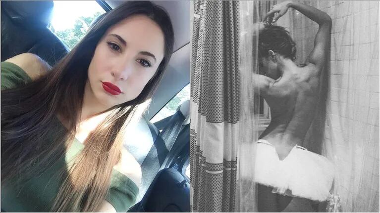 La foto sexy que publicó Magui Bravi y que pertenecía a otra famosa bailarina (Fotos: Instagram)