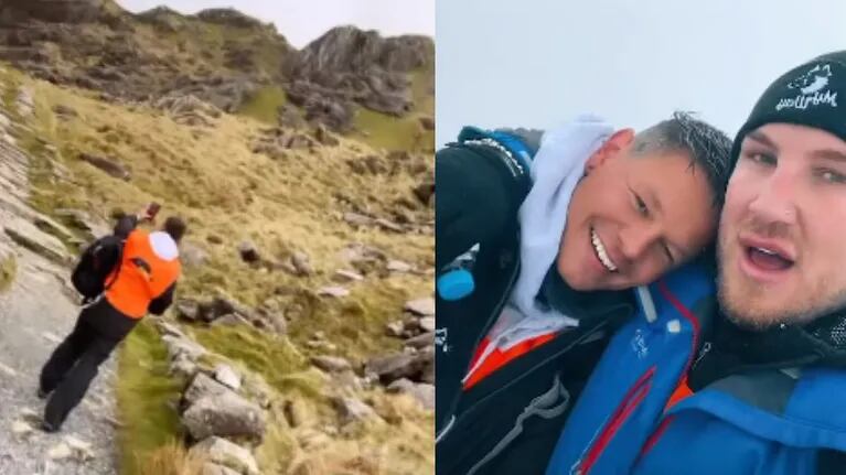 Dos excursionistas se equivocan de camino y se quedan atrapados en la montaña