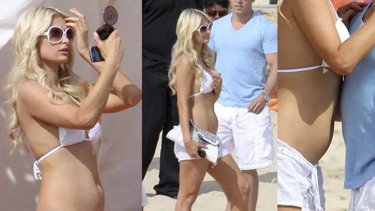 La pancita de Paris Hilton disparó rumores de embarazo