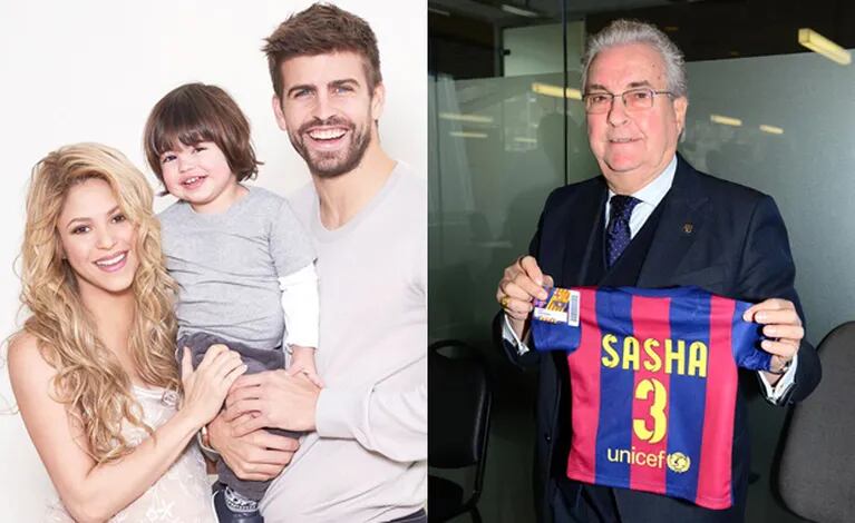 Sasha, el segundo hijo de Shakira y Piqué ya es socio del Barcelona. (Foto: web)