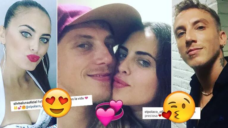 Silvina Luna y El Polaco, romántico cruce de mensajes en su primer Día de San Valentín juntos (Foto: Instagram)