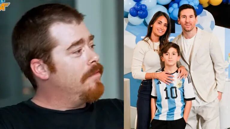 Lionel Messi le pidió a Migue Granados en plena entrevista que deje de hablar de su hijo Thiago.