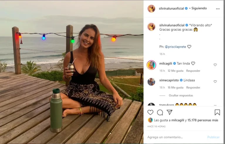 La foto de Silvina Luna de vacaciones en Panamá que sorprendió a usuarios de Instagram: "Te cambiaste la cara"