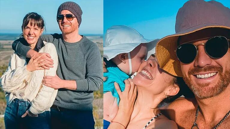Las primeras vacaciones de Julieta Nair Calvo con su novio y su hijo en una playa paradisíaca.
