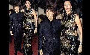 Mick Jagger y su novia en la alfombra roja. (Foto: ¡Hola! Argentina)
