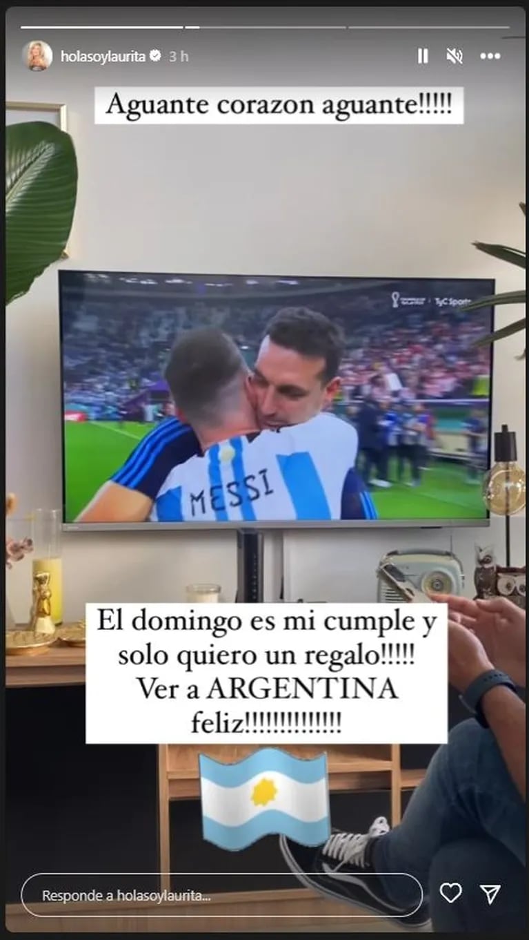 De Tinelli a Cinthia Fernández, Marco Antonio Solís y Alejandro Sanz: los famosos festejaron el triunfo de Argentina