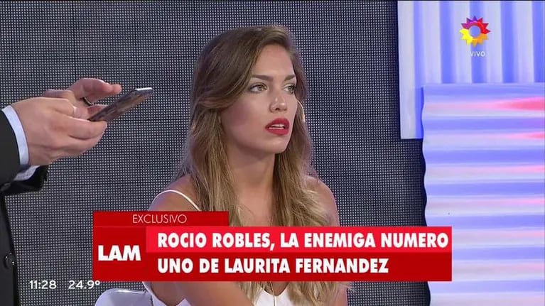 El motivo por el que Laurita Fernández no saluda a Rocío... y la aclaración de Robles: "Cuando salí con Hoppe, él..."