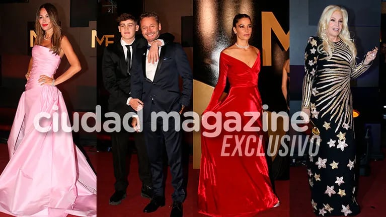 Martín Fierro 2023: los looks de los famosos en la alfombra roja (Fotos: Movilpress)
