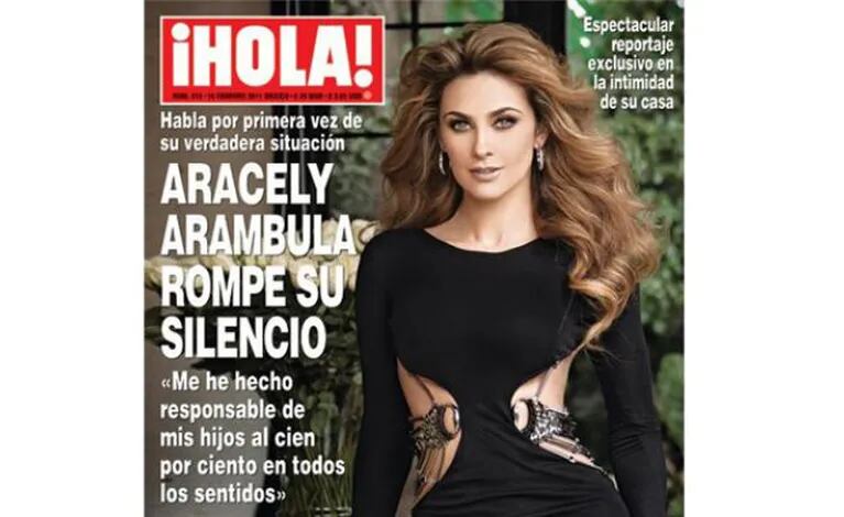 Aracely Arámbula rompe el silencio en la revista ¡Hola! de México.