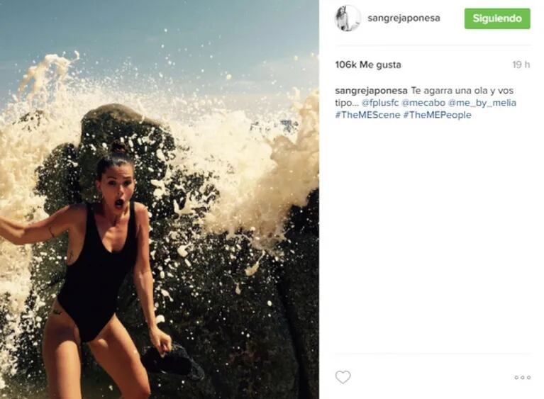Furor en Instagram: mirá la foto playera de China Suárez en México... ¡que cosechó 100 mil 'me gusta' en 24 horas!