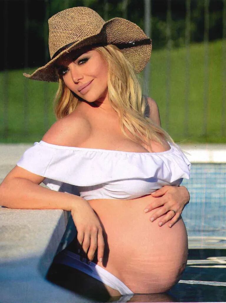 Las dulces fotos de Evangelina Anderson, embarazada de 7 meses y medio: "Lo único que quiero cuando nazca mi princesita es estar de la mano de Martín"