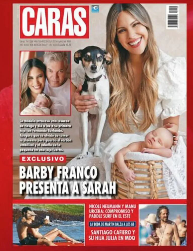 Barby Franco fue duramente criticada por cobrar una sesión de fotos con su hija 