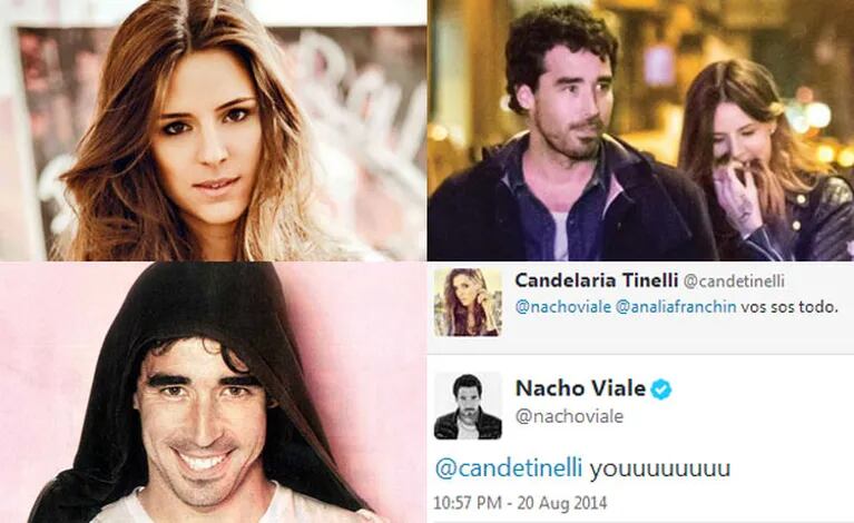 Candelaria Tinelli y Nacho Viale: declaraciones de amor 2.0 (Fotos: Web y ¡Hola! Argentina). 