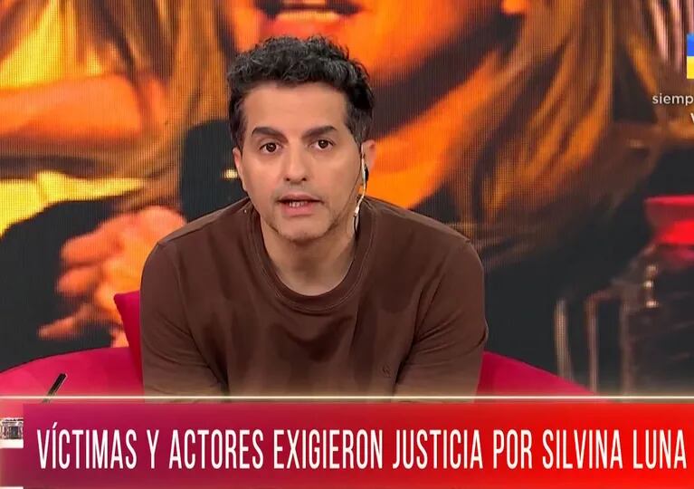 Triste dato: Ángel de Brito, tras el pedido de justicia por Silvina Luna en la Asociación Argentina de Actores