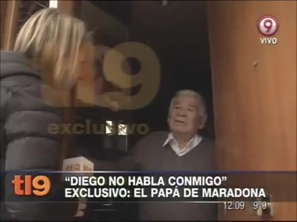 Don Diego Maradona, distanciado del Diez: "No sé qué le pasa"