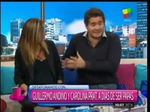 Guillermo Andino y Carolina Prat, presentación de Ramón en eco 5D y confesión hot: "El obstetra nos aconsejó que hagamos el amor"
