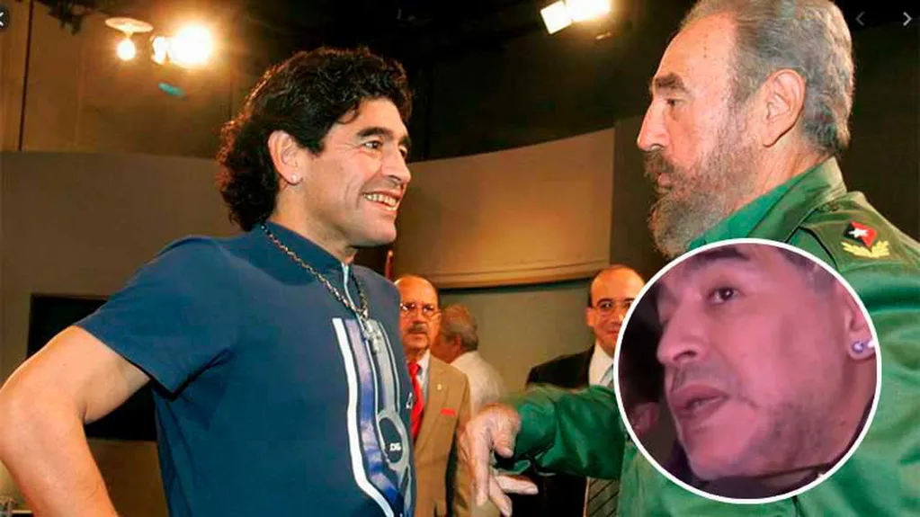 Diego Maradona, al enterarse de la muerte de Fidel Castro, hace cuatro años: "Fue un segundo padre para mí"