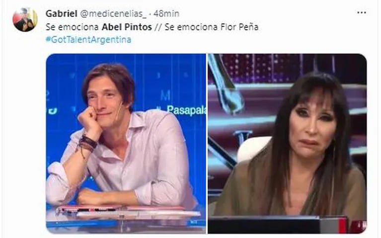 Los memes de Abel Pintos en Got Talent Argentina (Fotos: Twitter)