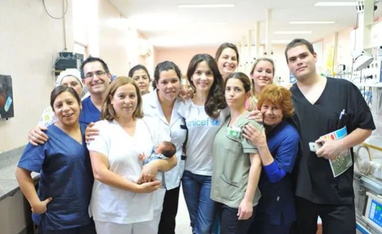 Natalia Oreiro, comprometida con los niños y la lactancia materna (Foto: Unicef).