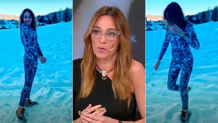 Verónica Lozano sufrió un accidente esquiando en Aspen: Se lesionó un talón; está bien
