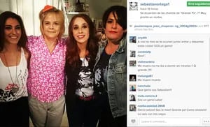 Llegan "Las chancles" a Viudas: María Leal se reencontró en escena con Nancy Anka, Julieta Fazzari y Gabriela Allegue (Foto: Instagram)