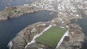 Un fotógrafo italiano captó el estadio de fútbol más bonito del mundo desde la perspectiva de un dron