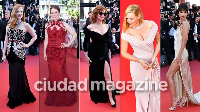 Espiá los looks de las celebrities de Hollywood en el Festival de Cannes. (Foto: AFP)