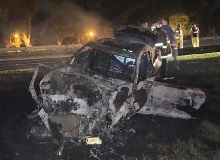 Valeria Archimó habló del tremendo accidente de Guillermo Marín: "El auto se prendió fuego con él adentro"