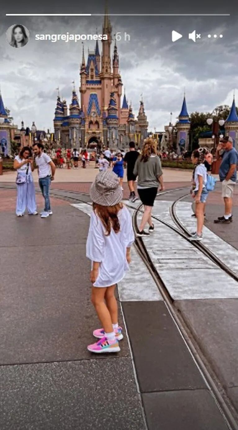 La felicidad de China Suárez por llevar a sus hijos a Disney: "Momentos inolvidables"