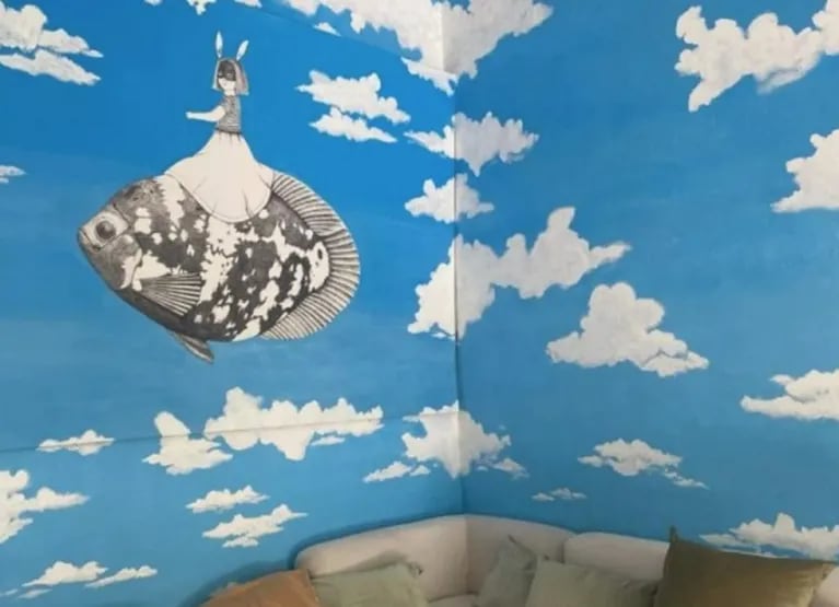Calu Rivero mostró fotos del cuarto de su hijo inspirado en el cielo