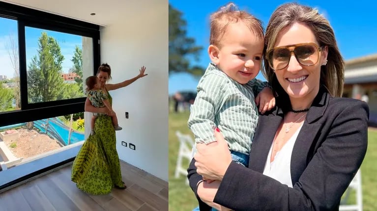 Mica Viciconte remodeló el cuarto de su hijo Luca: el video del impactante antes y después
