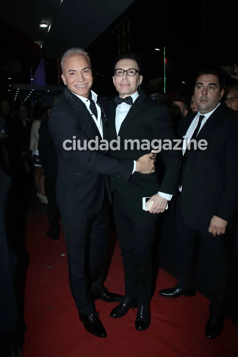 Flavio Mendoza y Marcelo Polino en la gala de Siddharta (Foto: Movilpress)