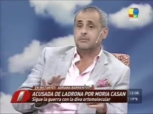 El atrevido "acoso” de Adriana Barrientos a Jorge Rial: : ¡mirá el video!