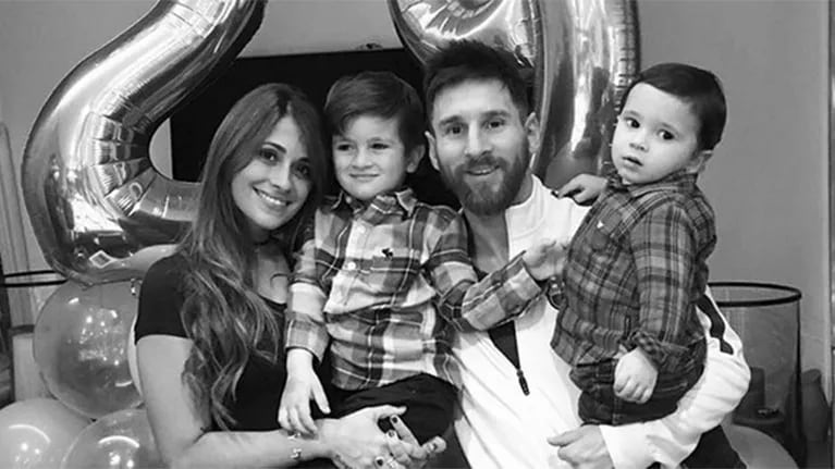 El tierno saludo de Messi para Antonella que fue furor en Instagram.
