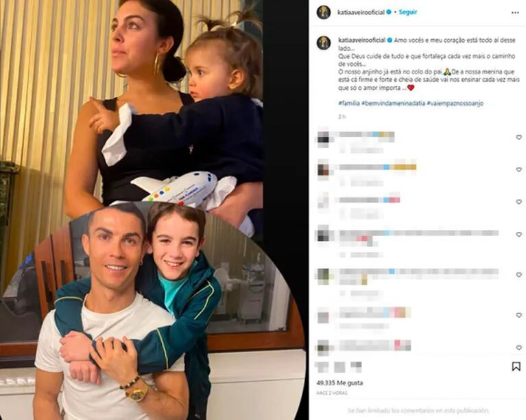 Conmovedor posteo de la hermana de Cristiano Ronaldo tras la muerte de su bebé: "Nuestro angelito"