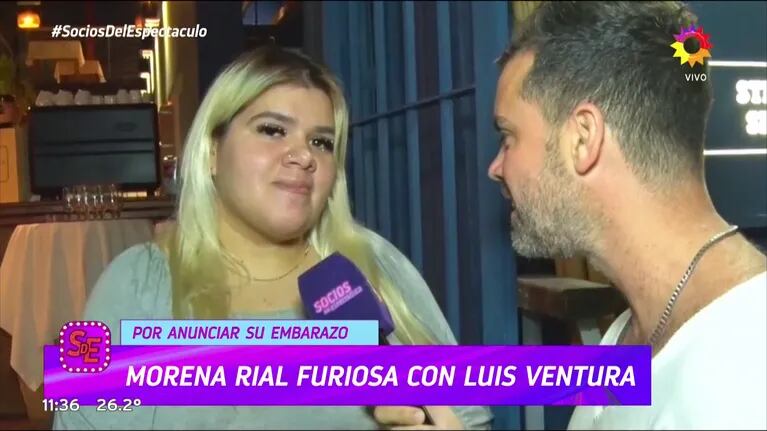 Morena Rial habló con Socios del Espectáculo.
