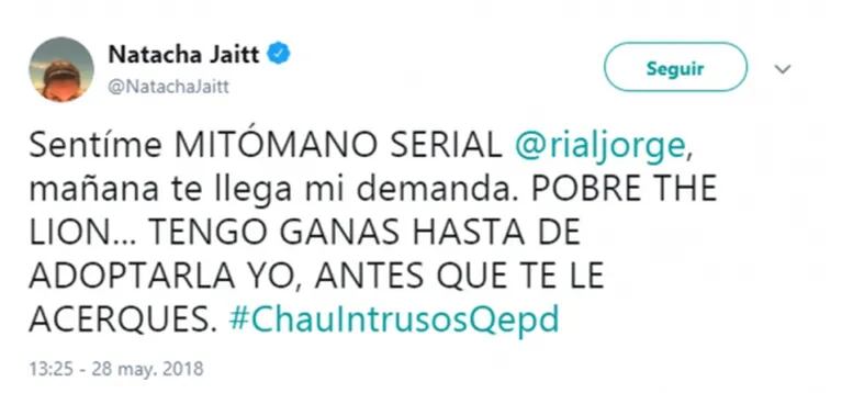 Fuerte acusación de Jorge Rial a Natacha Jaitt sobre el escándalo de Morena: la respuesta de la mediática